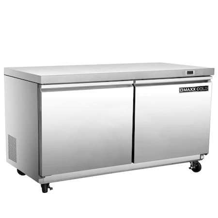 Maxx Cold Undercounter Freezer, Double Door 14.1 CUFT MXSF60U